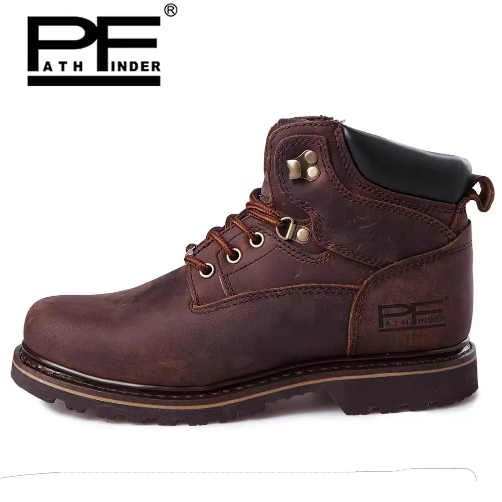 Leather Work Fabric - pf Men's Fashion Genuine Leather Motorcycle