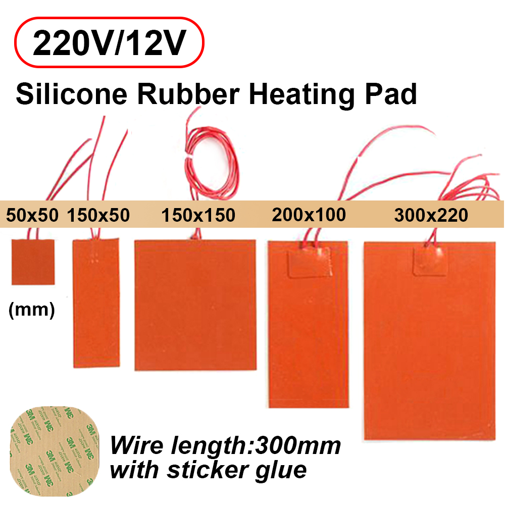 Contact Cement Leather - 12V 220V Silicone Rubber Heating Pad