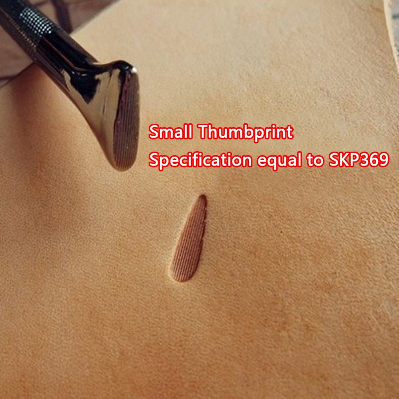 Leatherwork Free Patterns - Leather Stamping Tool Vertical Thumbprint Pattern,
