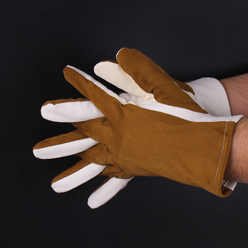 Leatherwork Appreciation - Suede Etiquette Gloves - Thickened Style
