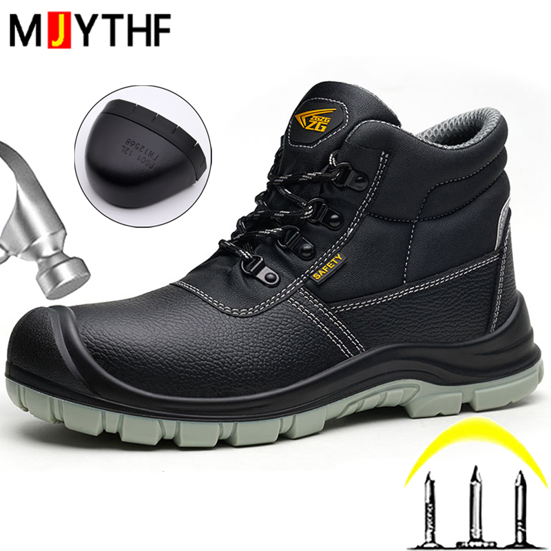 Leather Work Fabric - S3 Standard Work Safety Shoes Men