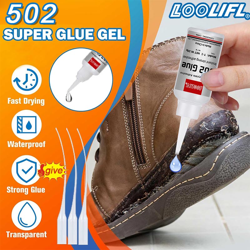 Contact Cement Leather - 1-3pcs,20ml,502 super glue, quick-drying cyanoacrylate glue,