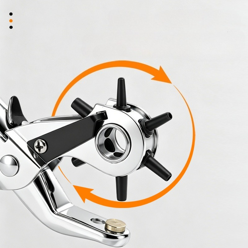 Leather Hole Punch Plier 9 Inc - Leather Punch Revolving ulasan dan harga