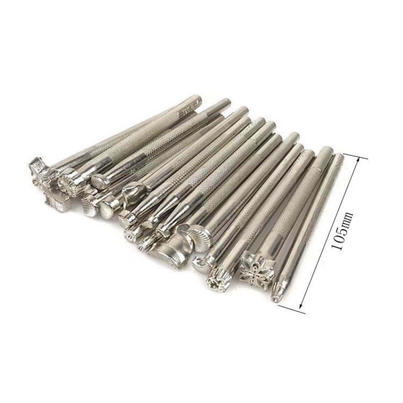 20Pcs Leather Stamping Tools L - Leatherwork Tool Kit ulasan dan harga