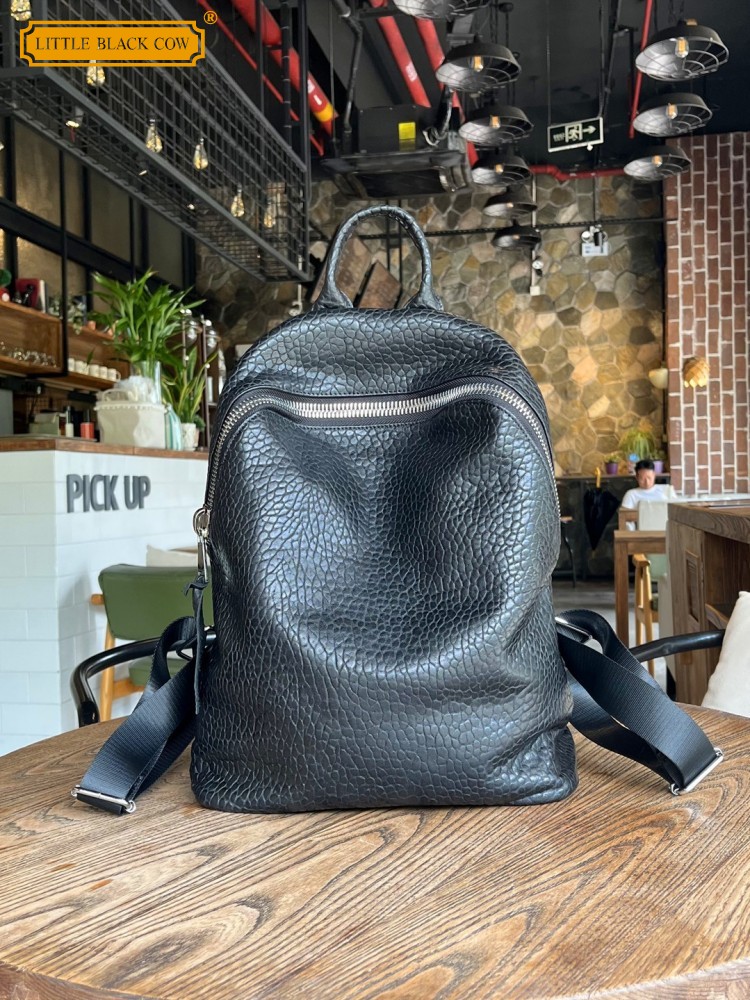 Soft Natural Sheepskin Casual  - Leather Work Bag ulasan dan harga
