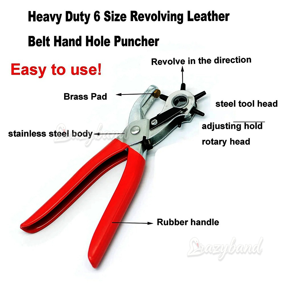 Multi-functional Leather Hole  - Leather Punch Revolving ulasan dan harga