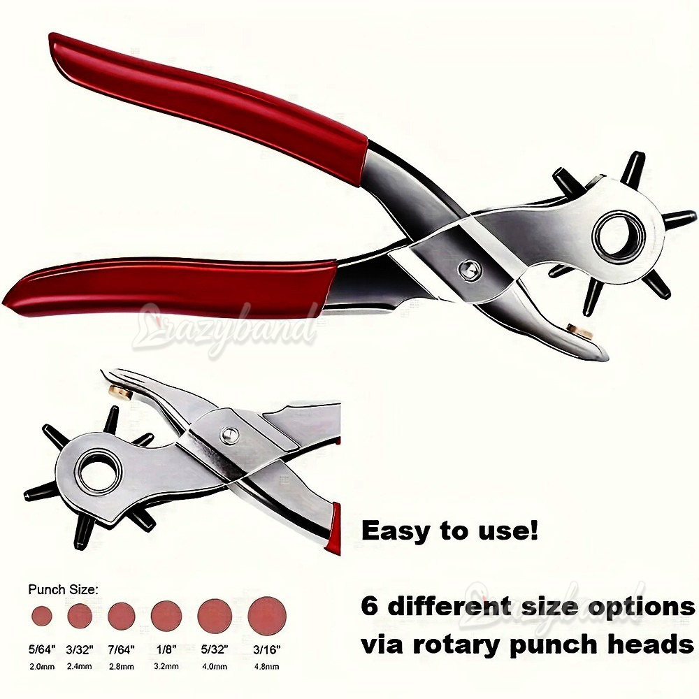 Multi-functional Leather Hole  - Leather Punch Revolving ulasan dan harga