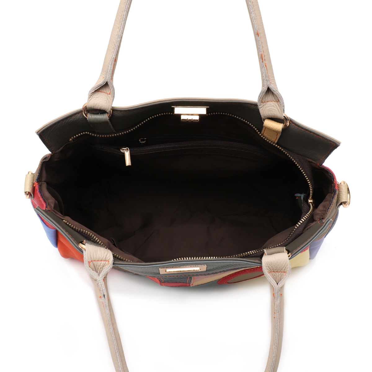 SC Chic Colorful Real Leather  - Leather Work Bag Women ulasan dan harga