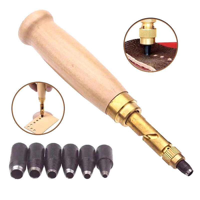 DIY Leather Punch Rotary Perfo - Leather Punch Revolving ulasan dan harga