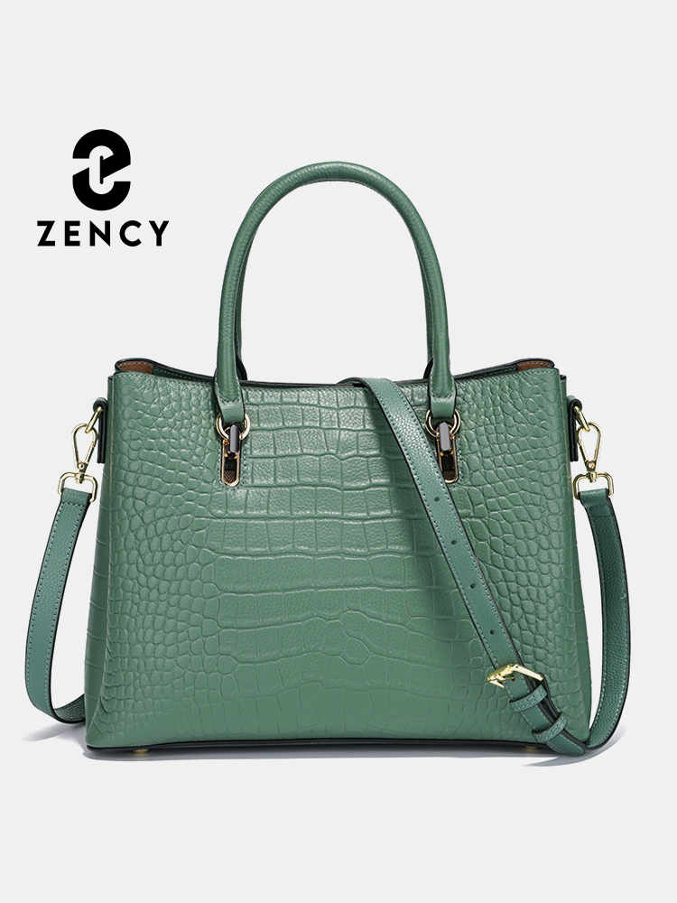 Zency Women's Genuine Leather  - Leather Work Bag Women ulasan dan harga