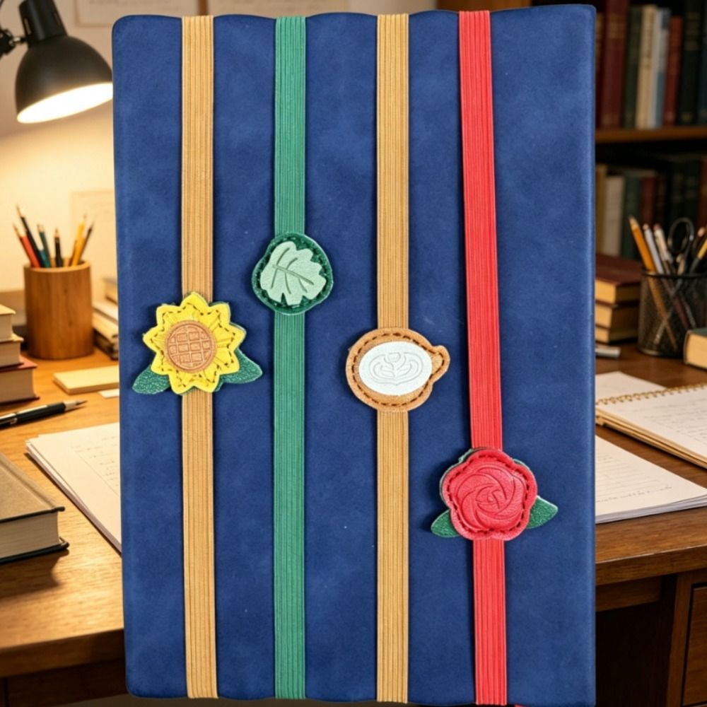 Vintage Elastic Bands Leather  - Leather Work Notebook ulasan dan harga