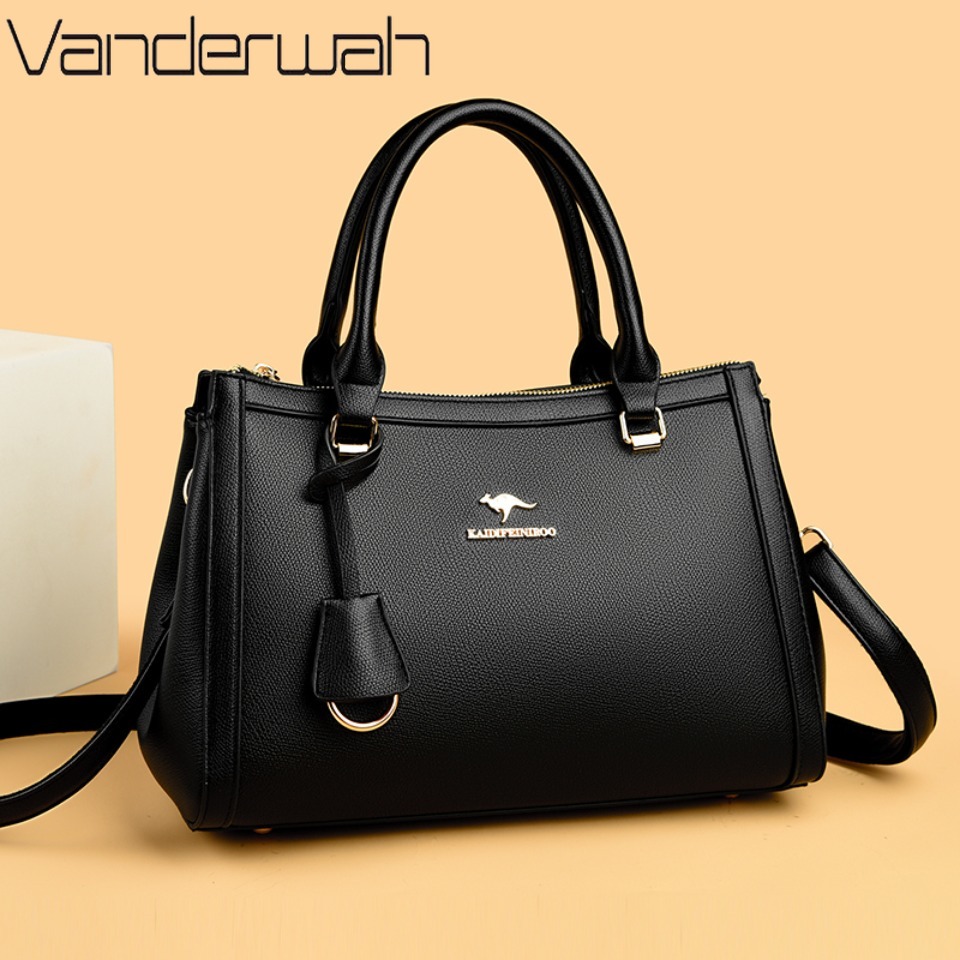 Kangaroo Brand Soft Pu Leather - Leather Work Bag Women ulasan dan harga
