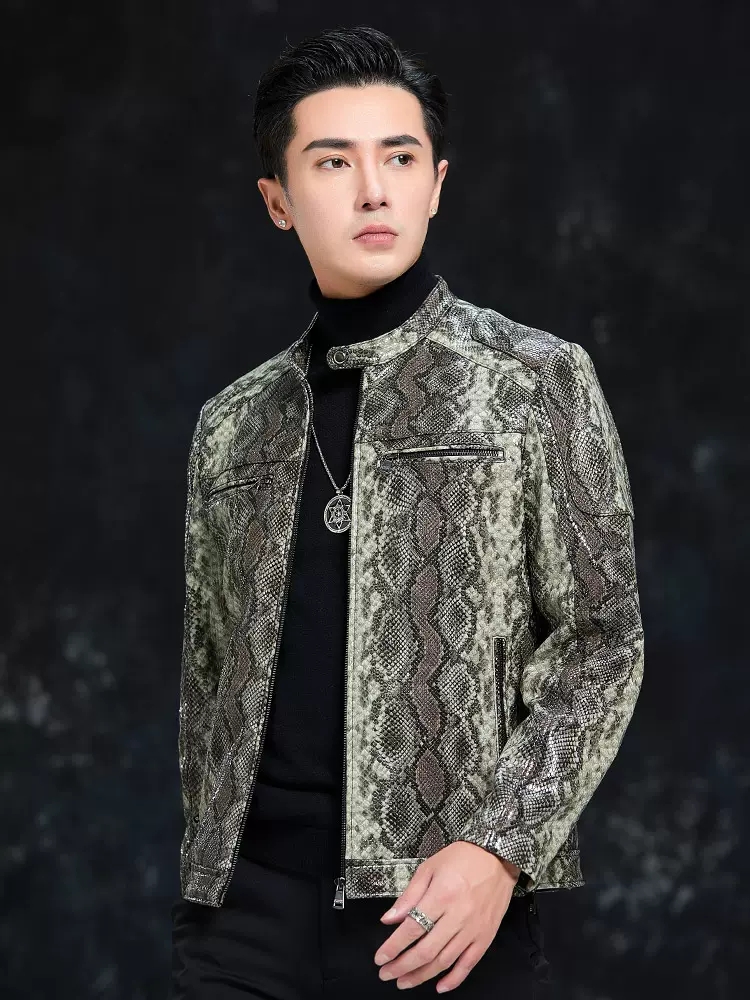 Spring Men Snake Pattern Sheep - Leatherwork Free Patterns ulasan dan harga