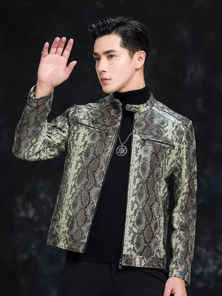 Spring Men Snake Pattern Sheep - Leatherwork Free Patterns ulasan dan harga