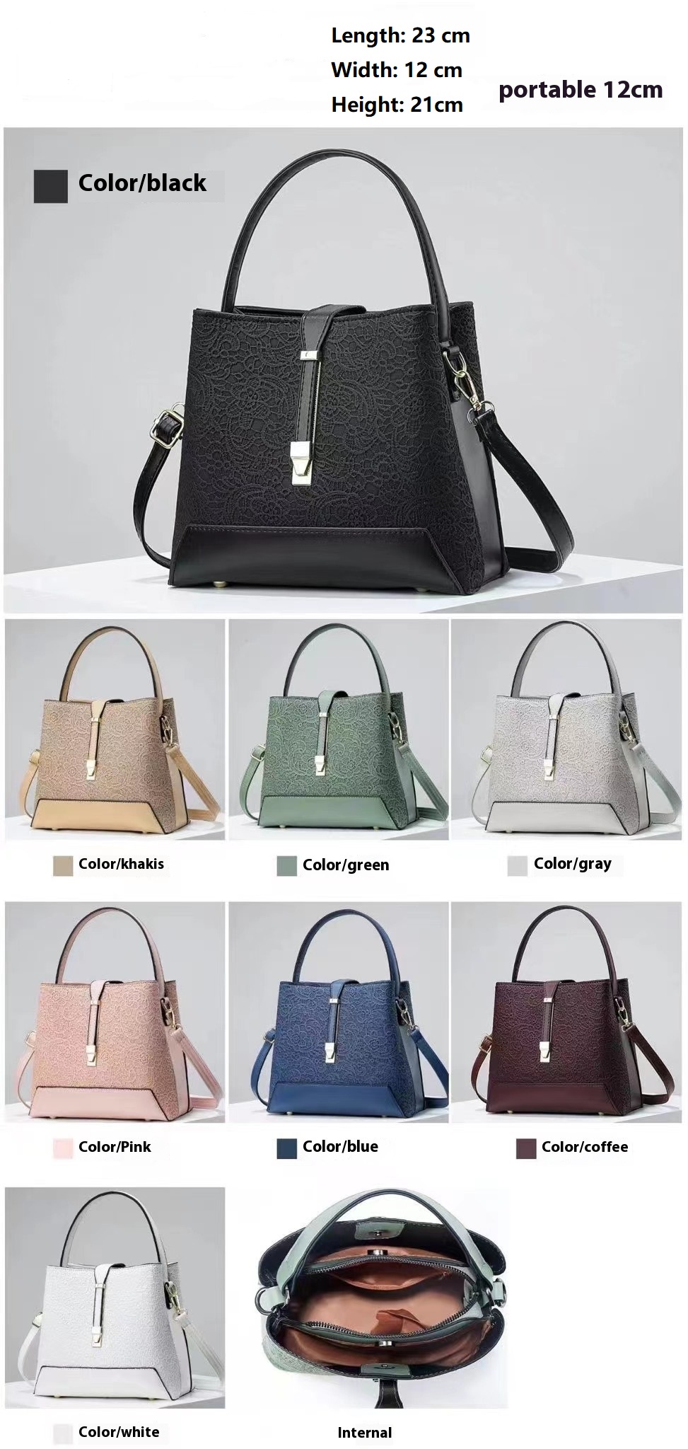 New Luxury Tote Bag Leather Cl - Leather Work Bag Women ulasan dan harga