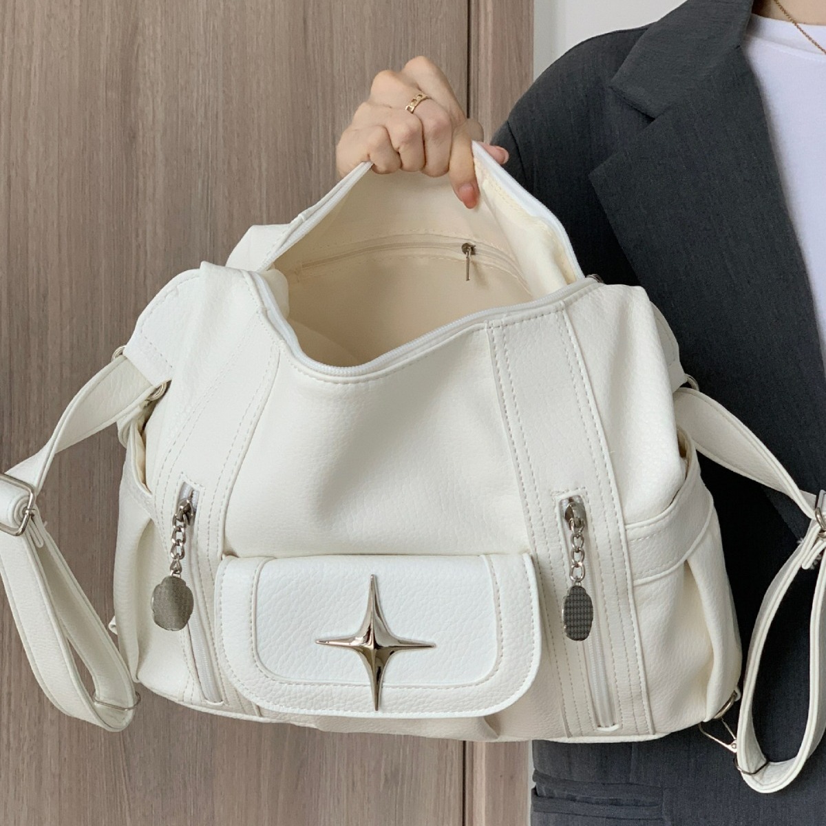 Women's Nice Bag Fashion Korea - Leather Work Bag Women ulasan dan harga