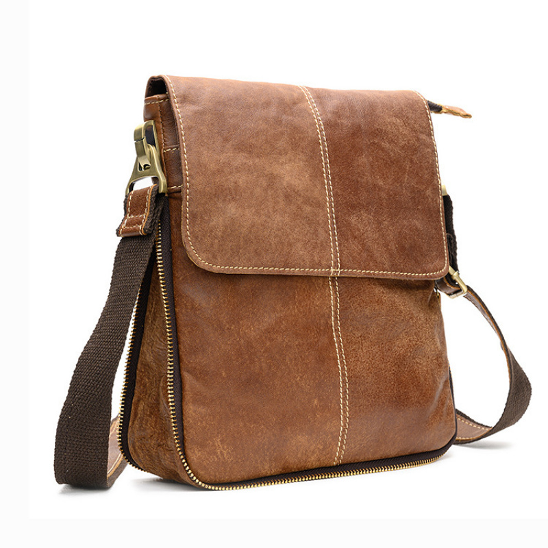 Top layer cowhide men's bag, g - Leather Work Bag Men ulasan dan harga
