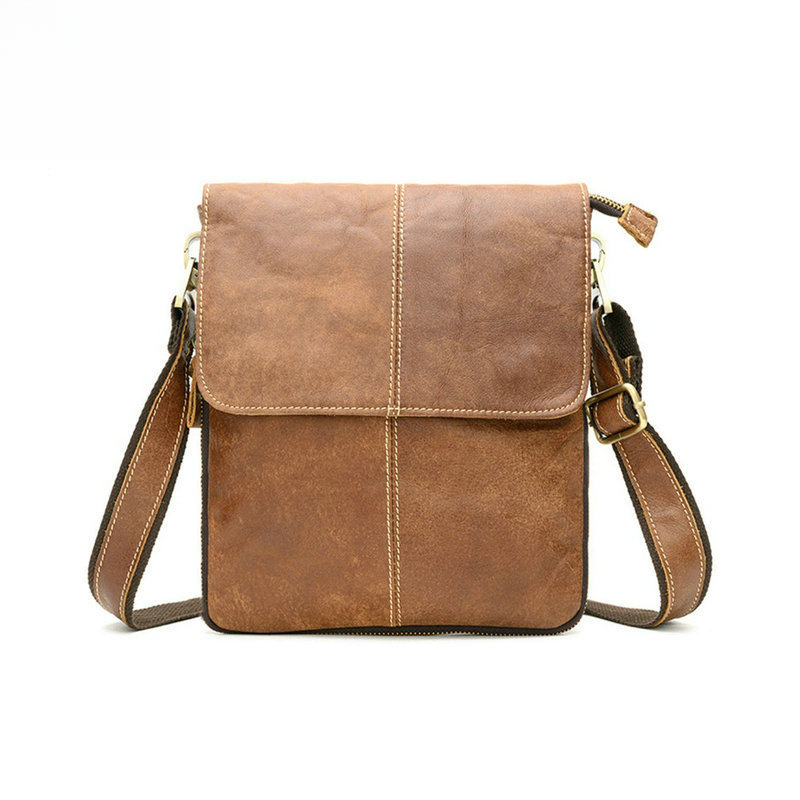 Top layer cowhide men's bag, g - Leather Work Bag Men ulasan dan harga