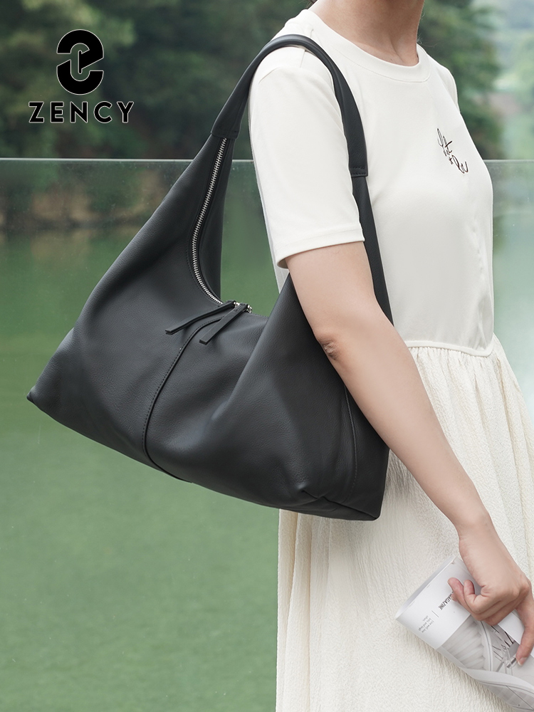 Zency Large Capacity Tote Bag  - Leather Work Bag Women ulasan dan harga