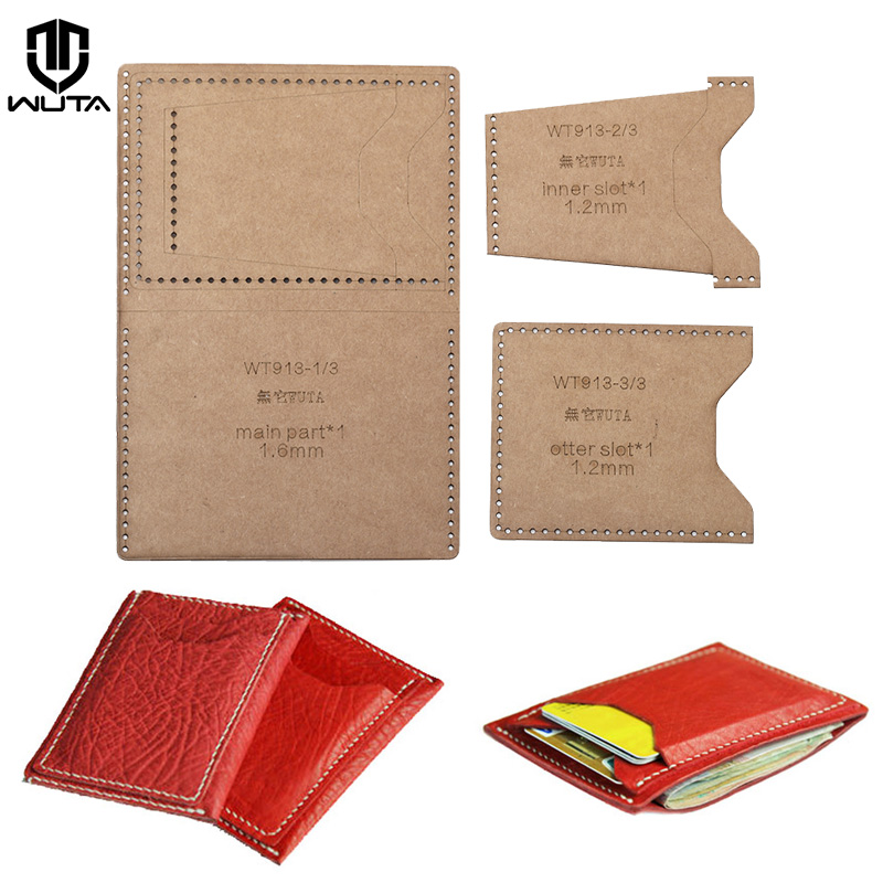 WUTA 913 Mini Card Case Kraft  - Leatherwork Tool Kit ulasan dan harga