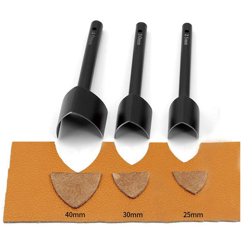 Leather Belt end Cutter Punch  - Leather Punch Revolving ulasan dan harga