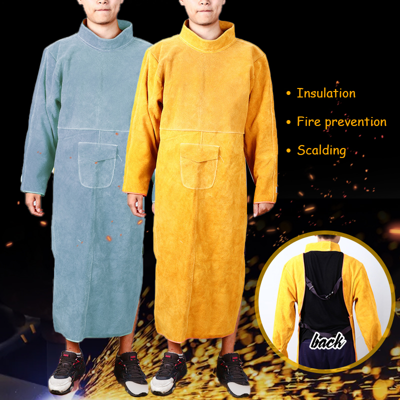 Welder Apron Welding Protectio - Leatherwork Apron ulasan dan harga