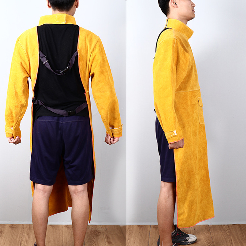 Welder Apron Welding Protectio - Leatherwork Apron ulasan dan harga