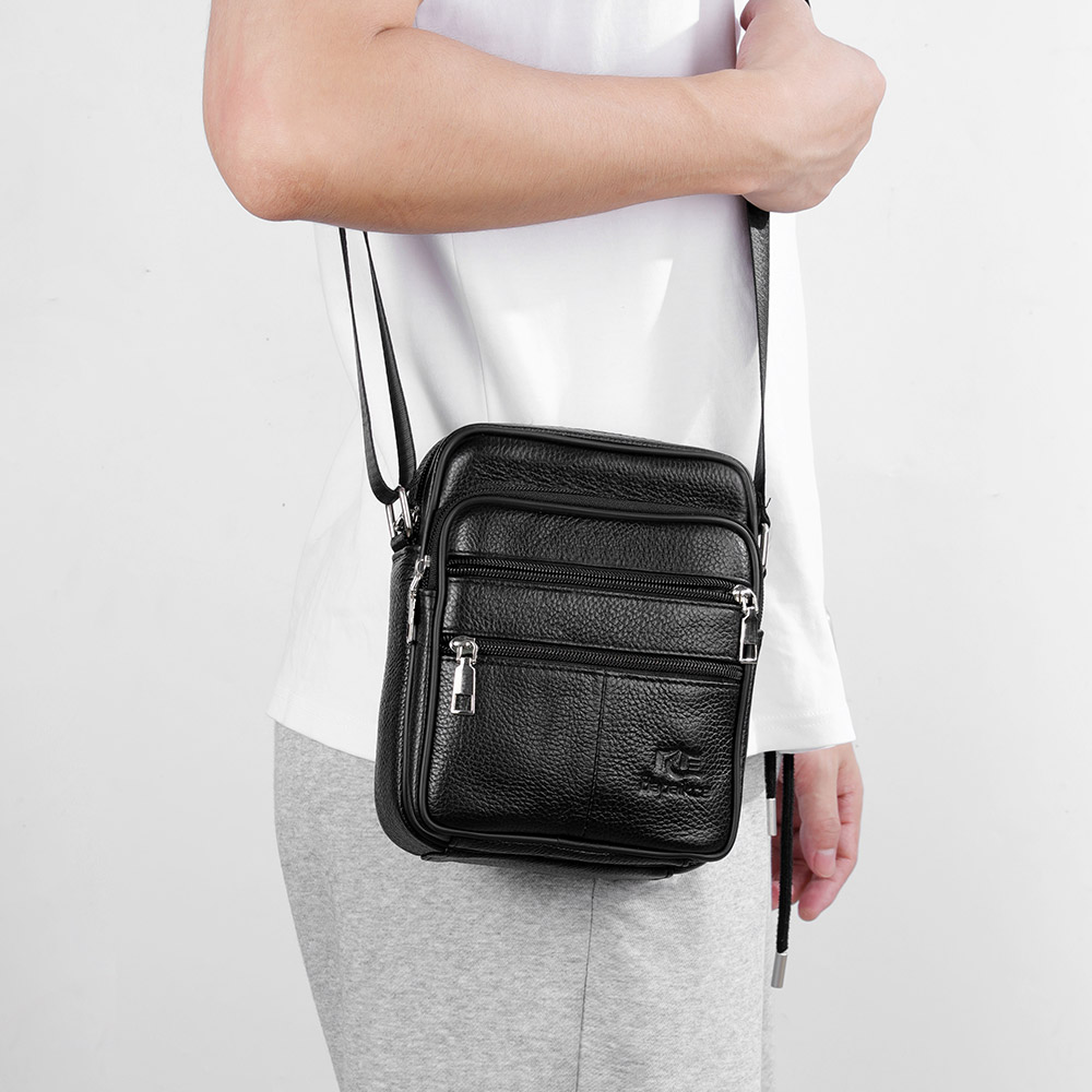 Men's Shoulder Bag Business Ca - Leather Work Bag Men ulasan dan harga