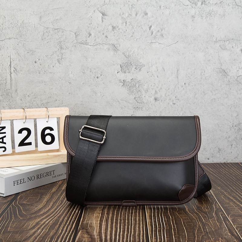 Luxury Brand Vintage Shoulder  - Leather Work Bag Men ulasan dan harga
