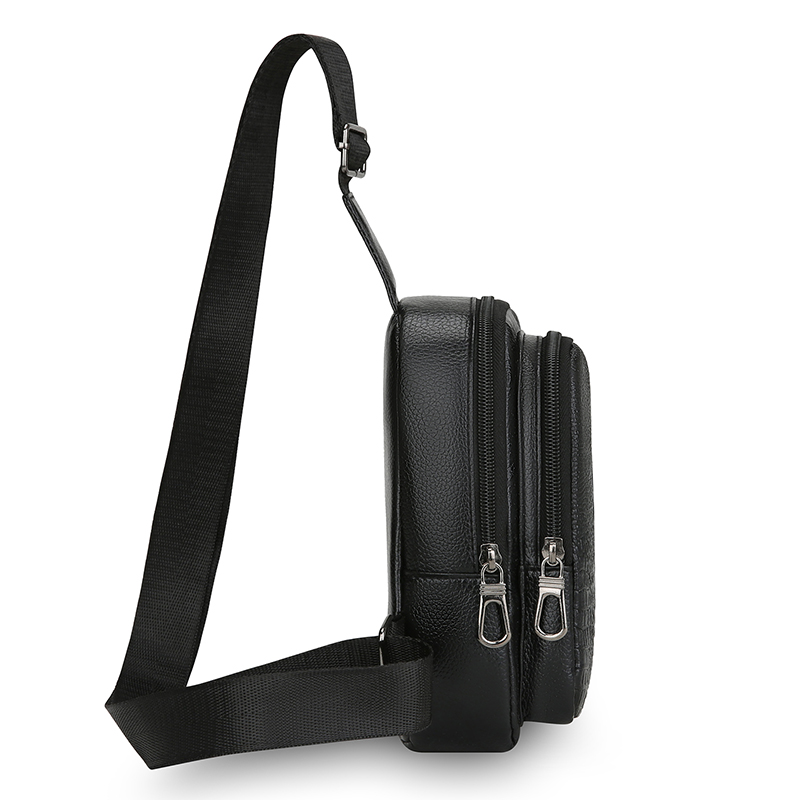 Versatile PU Leather Chest Bag - Leatherwork Essentials ulasan dan harga