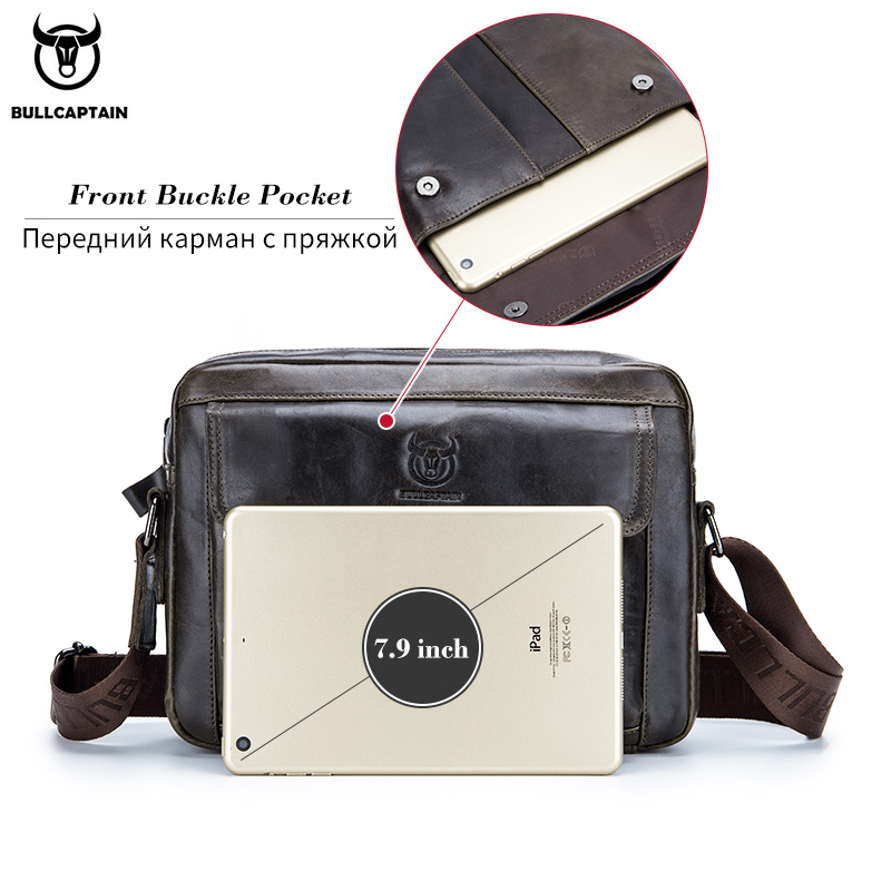 BULLCAPTAIN Genuine Leather Me - Leather Work Bag Men ulasan dan harga