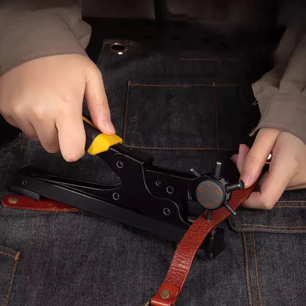 Leather Hole Puncher Heavy Dut - Leather Punch Revolving ulasan dan harga