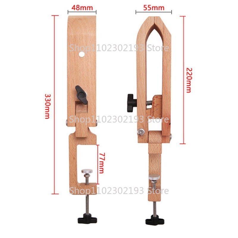 Foldable Wooden Clamp Adjustab - Leatherwork Tool Kit ulasan dan harga