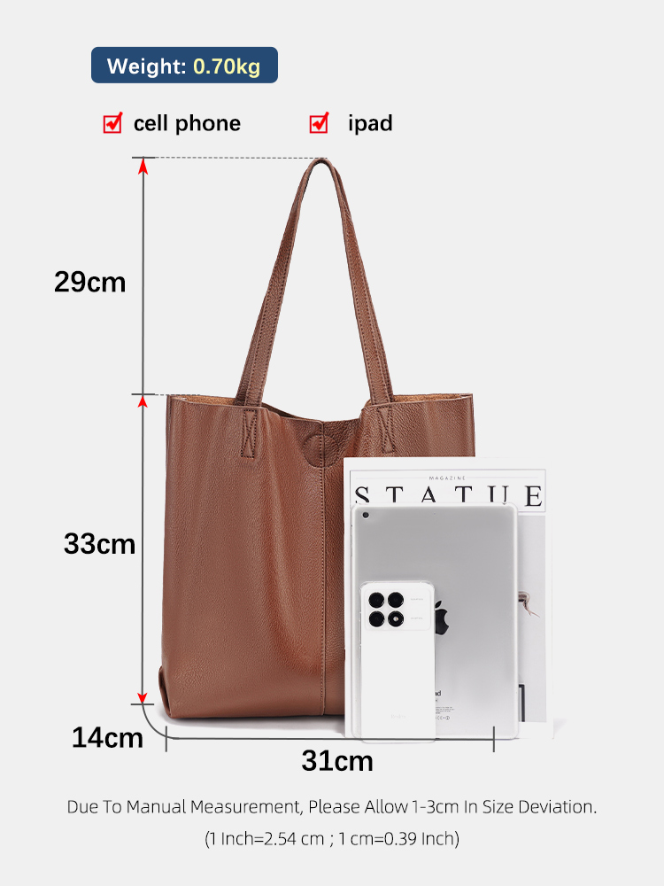 Zency Women's Large Capacity H - Leather Work Bag Women ulasan dan harga