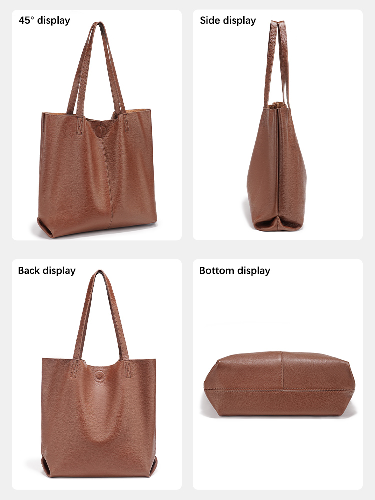 Zency Women's Large Capacity H - Leather Work Bag Women ulasan dan harga