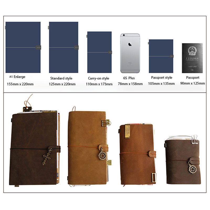 Defective Retro Leather Cover  - Leather Work Notebook ulasan dan harga