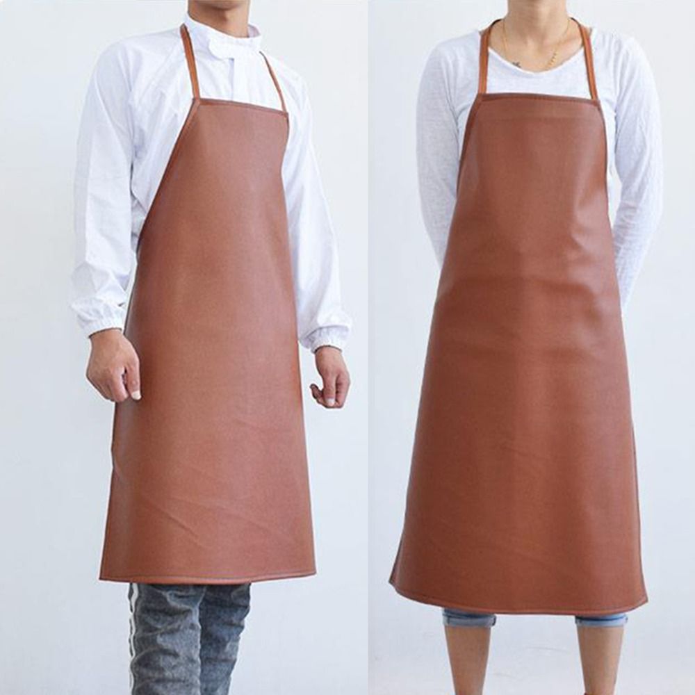 Thickened PU Leather Apron 95/ - Leatherwork Apron ulasan dan harga