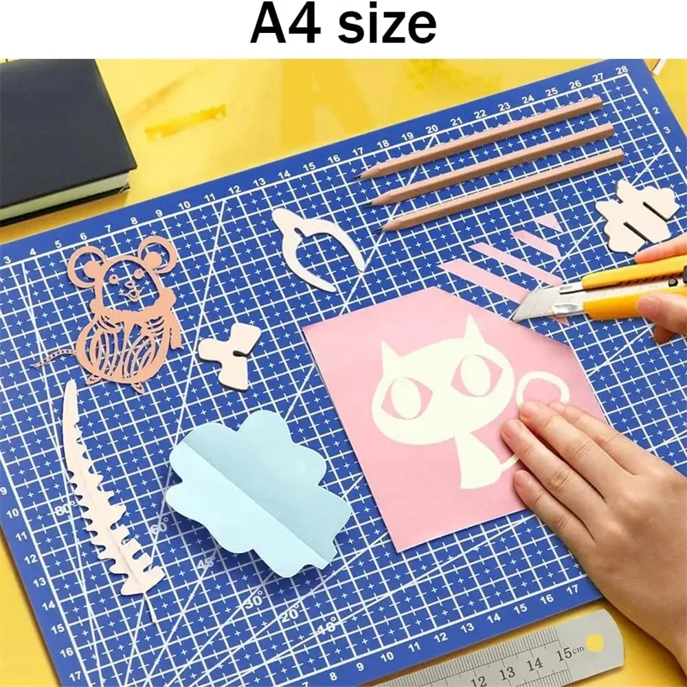 A3 A4 A5 PVC Cutting Mat Patch - Leatherwork Mallet ulasan dan harga