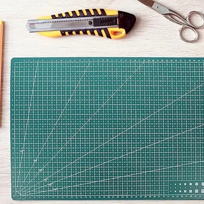 A3 A4 A5 PVC Cutting Mat Patch - Leatherwork Mallet ulasan dan harga