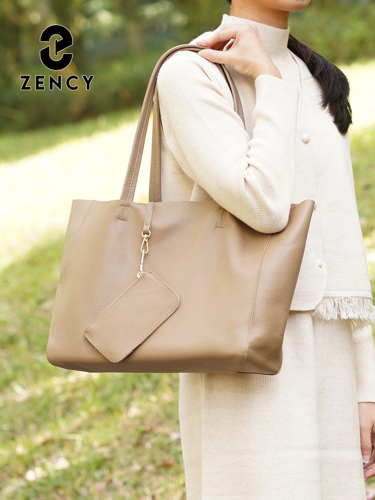 Zency Genuine Leather Large To - Leather Work Bag Women ulasan dan harga