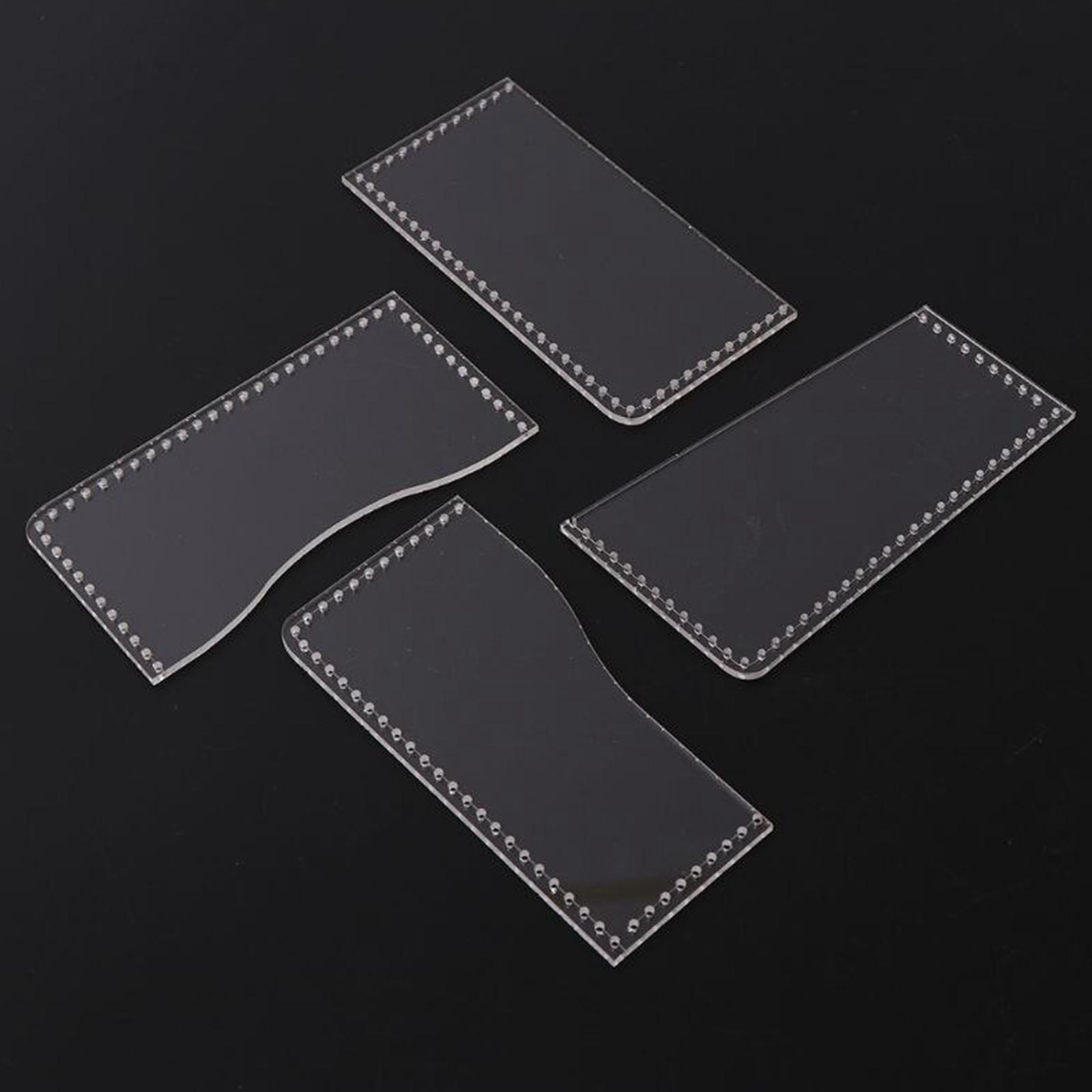 Acrylic Leather Wallet Card Ba - Leatherwork Free Patterns ulasan dan harga