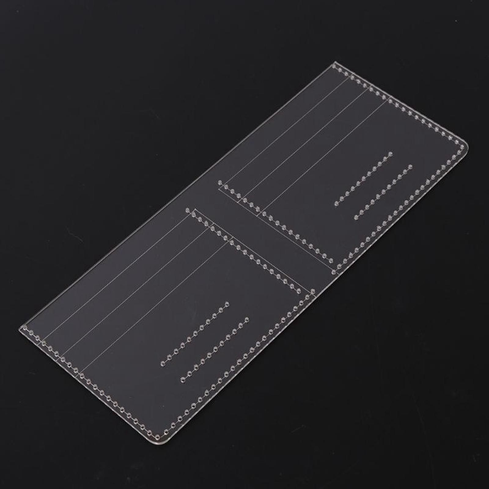 Acrylic Leather Wallet Card Ba - Leatherwork Free Patterns ulasan dan harga