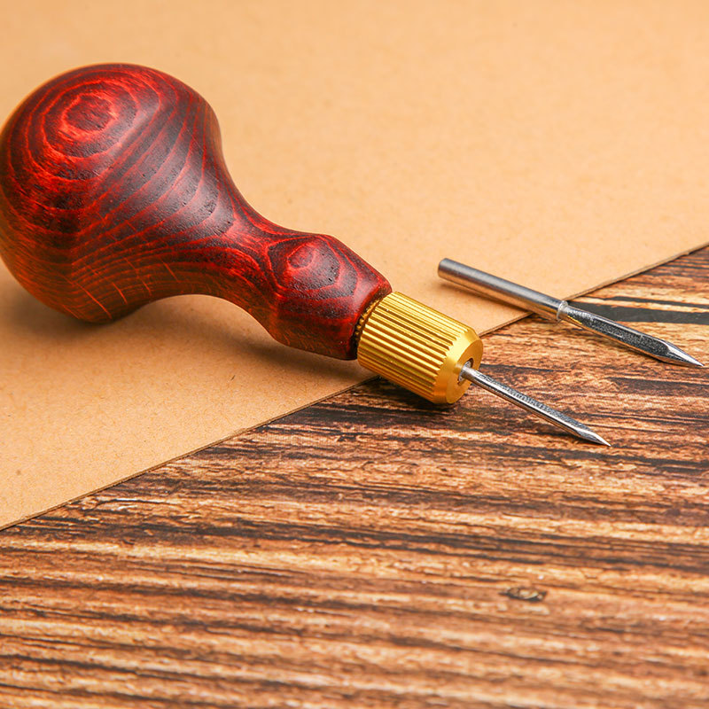 1Set DIY Leather Punch Awl Woo - Leather Punch Revolving ulasan dan harga