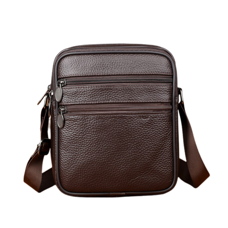 Men's Shoulder Messenger Bag C - Leather Work Bag Men ulasan dan harga