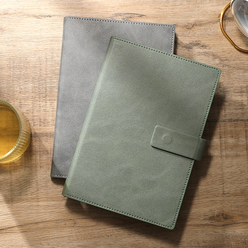 A5 Business Notebook Color-Cha - Leather Work Notebook ulasan dan harga