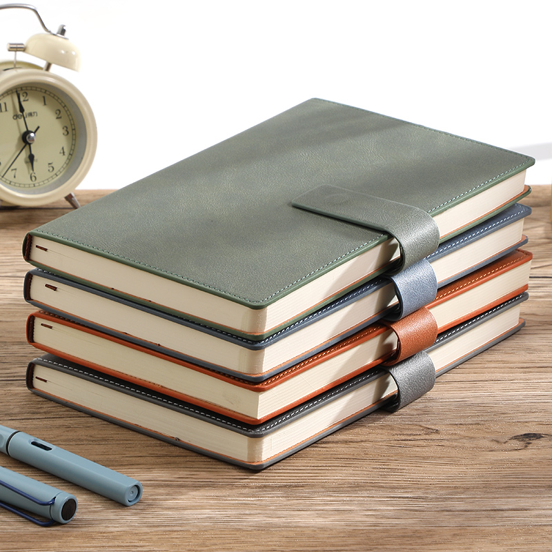 A5 Business Notebook Color-Cha - Leather Work Notebook ulasan dan harga
