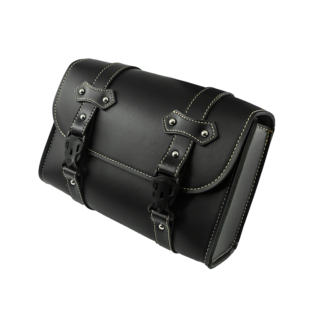 Motorcycle Front Fork Saddleba - Leather Work Bag ulasan dan harga