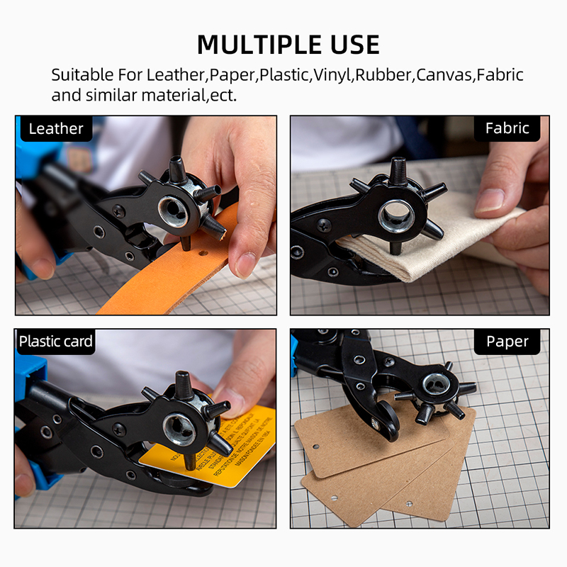 WUTA Revolving Leather Belt Ho - Leather Punch Revolving ulasan dan harga