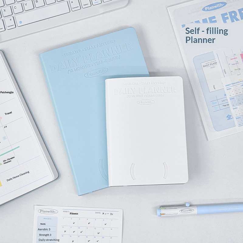Planwith Self-dated Annual Pla - Leather Work Notebook ulasan dan harga