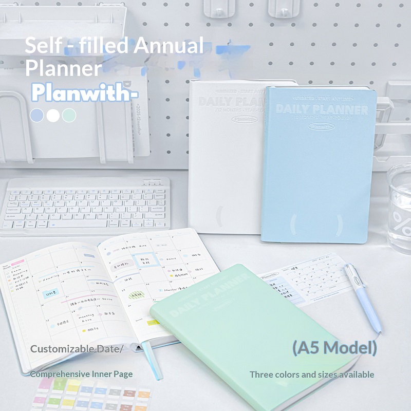 Planwith Self-dated Annual Pla - Leather Work Notebook ulasan dan harga